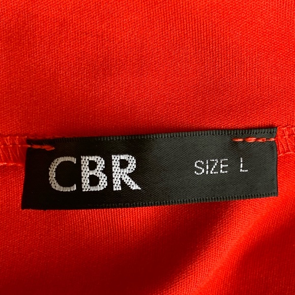 CBR RED OFF SHOULDER MERMAID FISHTAIL RUFFLE PARTY DRESS. WOMEN’S SIZE L… - Picture 8 of 10